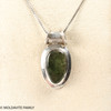 MOLDAVITE CABOCHON PENDANT (MSP0180I158)