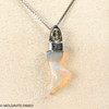 STERLING SILVER PENDANT - MOLDAVITE & OPAL (MSP0195I072)