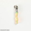 STERLING SILVER PENDANT - MOLDAVITE & OPAL (MSP0195I073)