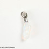 STERLING SILVER PENDANT - MOLDAVITE & OPAL (MSP0195I074)