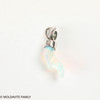 STERLING SILVER PENDANT - MOLDAVITE & OPAL (MSP0195I078)