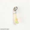 STERLING SILVER PENDANT - MOLDAVITE & OPAL (MSP0195I083)