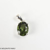 Oval Moldavite Pendant 7 x 9 mm (MSP0250)