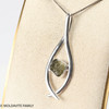 MOLDAVITE PENDANT - STERLING SILVER - 3.35g (MSP0252I003)