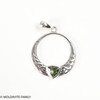 STERLING SILVER PENDANT WITH MOLDAVITE (MSP0253)