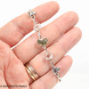 Sterling Silver Bracelet - Moldavite, Herkimer, Meteorite (MSB032)