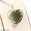 BESEDNICE MOLDAVITE PENDANT - STERLING SILVER - 6.4g (MBP002I020)