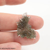 BESEDNICE MOLDAVITE PENDANT - STERLING SILVER - 3.16g (MBP002I021)