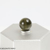 MOLDAVITE SINGLE BEAD 9.7mm (SBED116)