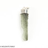 RAW MOLDAVITE PENDANT - STERLING SILVER - 4.32g (MSP0235I028)