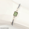 Moldavite Bracelet - Sterling Silver (MSBC004)