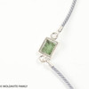 Moldavite Bracelet - Sterling Silver (MSBC004)