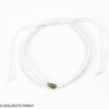 POLISHED MOLDAVITE - CORD BRACELET (MBC048)