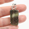 RAW MOLDAVITE & HERKIMER DIAMOND PENDANT - 8.21g (MSP0121I099)