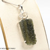 RAW MOLDAVITE & HERKIMER DIAMOND PENDANT - 8.21g (MSP0121I099)
