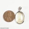 LIBYAN DESERT GLASS CABOCHON PENDANT - 3.2g (LDGP22005I016)