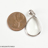 LIBYAN DESERT GLASS CABOCHON PENDANT - 3.02g (LDGP22005I022)