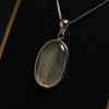 LIBYAN DESERT GLASS CABOCHON PENDANT - 3.13g (LDGP22005I023)