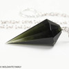 MOLDAVITE PENDULUM 8.44 GRAMS - A Quality (MPEN031)