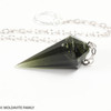 MOLDAVITE PENDULUM 8.44 GRAMS - A Quality (MPEN031)