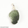 MOLDAVITE & LIBYAN DESERT GLASS PENDANT - 10.57g (MSP0154I025)