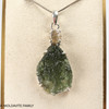 MOLDAVITE & LIBYAN DESERT GLASS PENDANT - 6.44g (MSP0154I028)