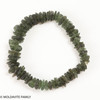 RAW MOLDAVITE BRACELET ~ 10 mm (MBED025)