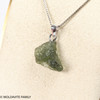 RAW MOLDAVITE PENDANT - B Grade - Final Sale 1.36g (RPB024)