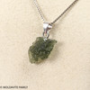 RAW MOLDAVITE PENDANT - B Grade - Final Sale 1.08g (RPB025)