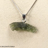 RAW MOLDAVITE PENDANT - B Grade - Final Sale 1.41g (RPB042)