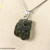 RAW MOLDAVITE PENDANT - B Grade - Final Sale 2.7g (RPB047)