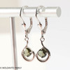 Moldavite Earrings - Sterling Silver (MSE0071)