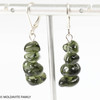 Moldavite Earrings - Sterling Silver (MSE0072)