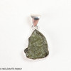 MOLDAVITE PENDANT - STERLING SILVER - 2.26g (MSP0202I145)