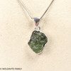 MOLDAVITE PENDANT - STERLING SILVER - 2.28g (MSP0202I148)
