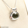 MOLDAVITE CABOCHON PENDANT (MSP0180I164)