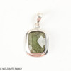 MOLDAVITE CABOCHON PENDANT (MSP0180I165)