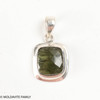 MOLDAVITE CABOCHON PENDANT (MSP0180I170)