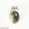 MOLDAVITE CABOCHON PENDANT (MSP0180I174)