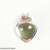 MOLDAVITE CABOCHON PENDANT (MSP0180I176)