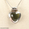 MOLDAVITE CABOCHON PENDANT (MSP0180I176)