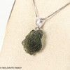 RAW MOLDAVITE PENDANT - B Grade - Final Sale 2.54g (RPB059)