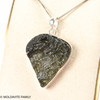 PENDANT WITH RAW MOLDAVITE 7.39g (MSP0155I144)