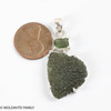 PENDANT WITH MOLDAVITE - RAW & FACETED 5.86g (MSP0267I006)