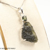 PENDANT WITH MOLDAVITE - RAW & FACETED 6.12g (MSP0267I007)
