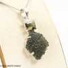 PENDANT WITH MOLDAVITE - RAW & FACETED 6.3g (MSP0267I008)