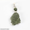 PENDANT WITH MOLDAVITE - RAW & FACETED 5.56g (MSP0267I009)