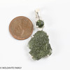 PENDANT WITH MOLDAVITE - RAW & FACETED 5.56g (MSP0267I009)