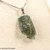 RAW MOLDAVITE PENDANT - B Grade - Final Sale 1.93g (RPB103)