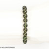 MOLDAVITE ROUND BEAD BRACELET - 8.5 mm (MBED027)